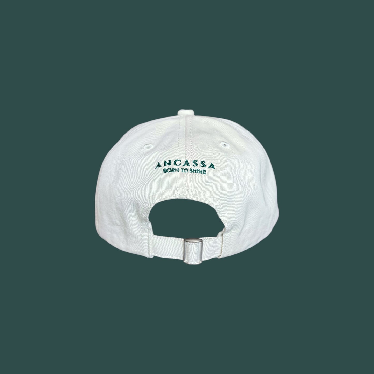 Cream Monogram Cap