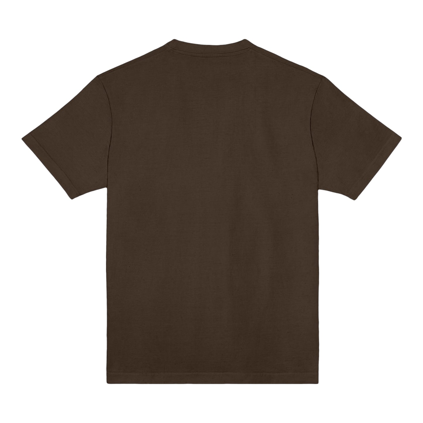 T-shirt monogramme manches courtes – Marron