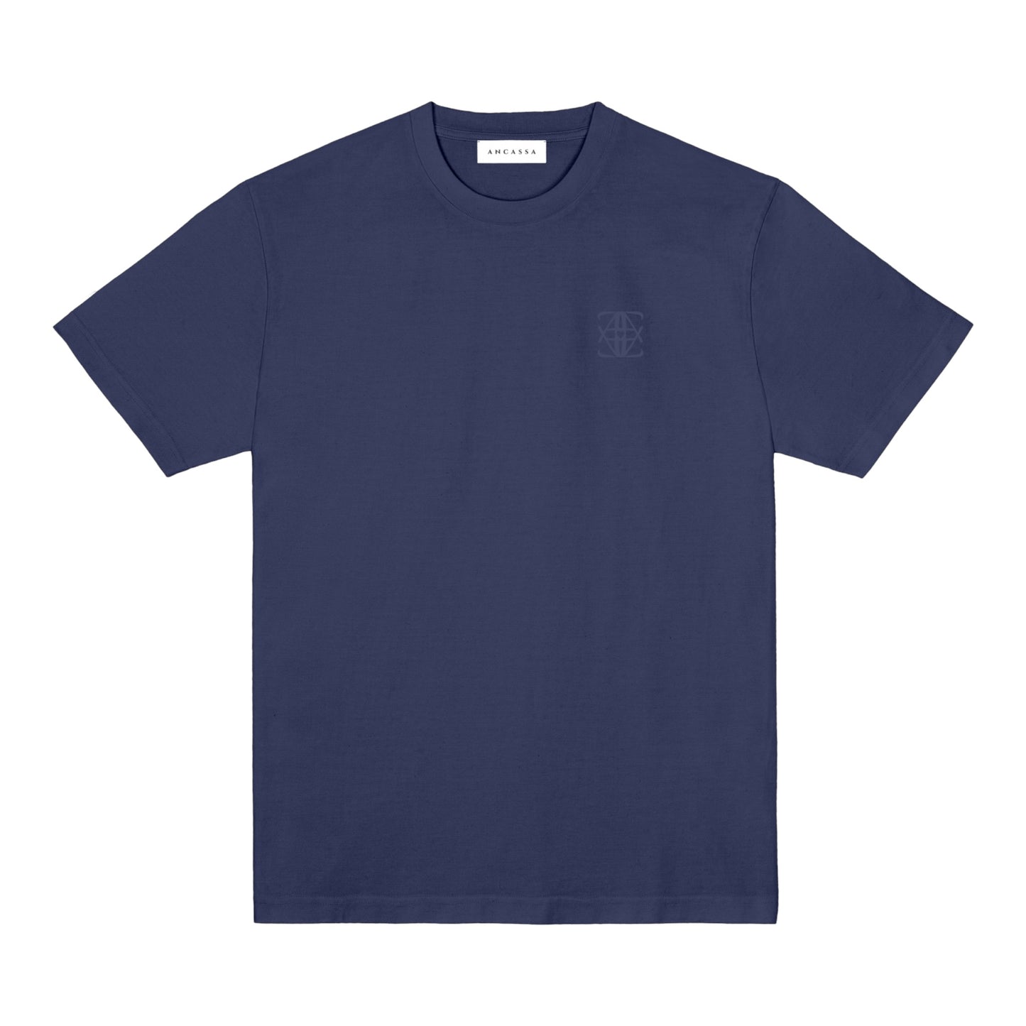T-shirt monogramme manches courtes – Bleu