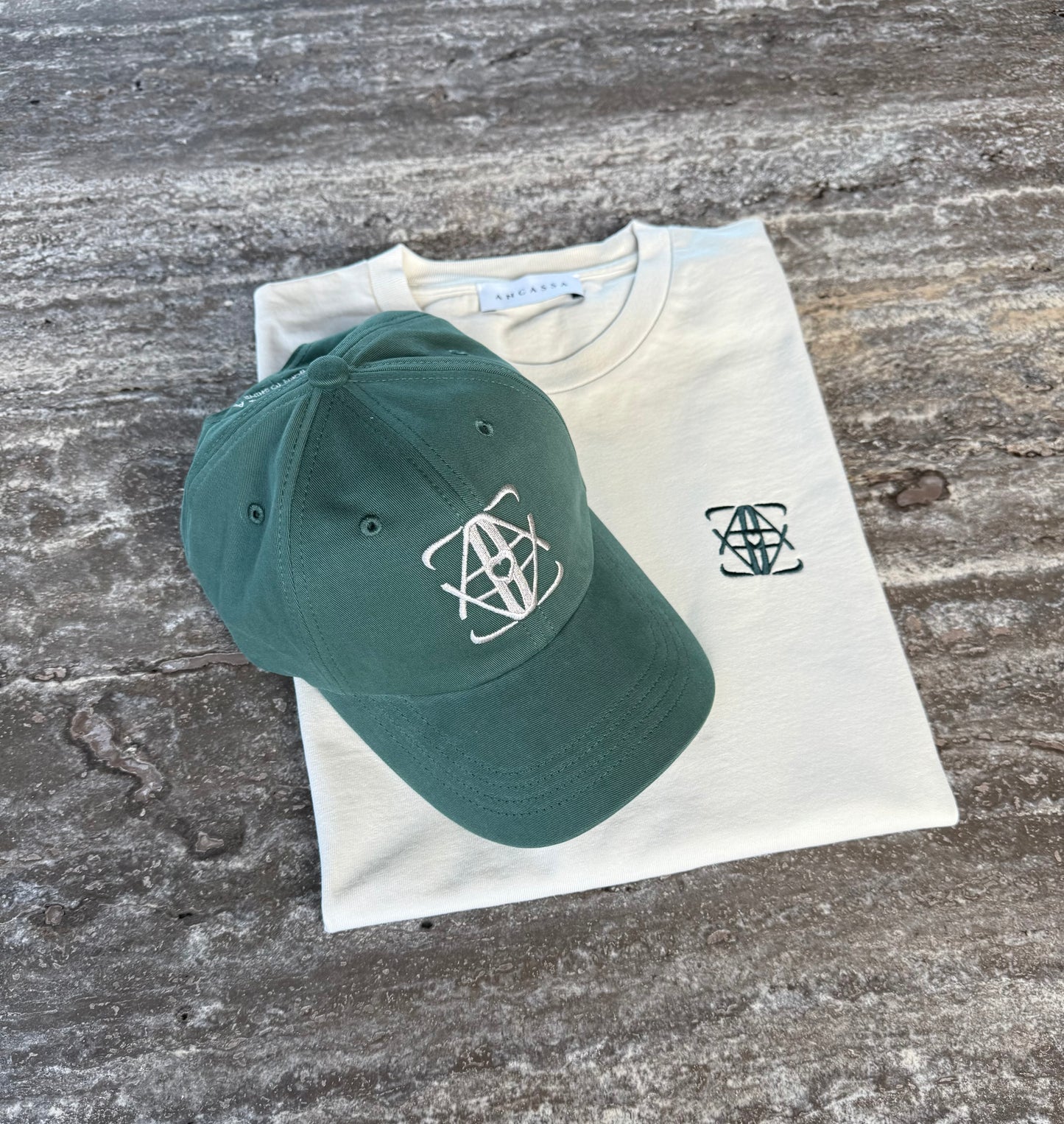 Green Monogram Cap