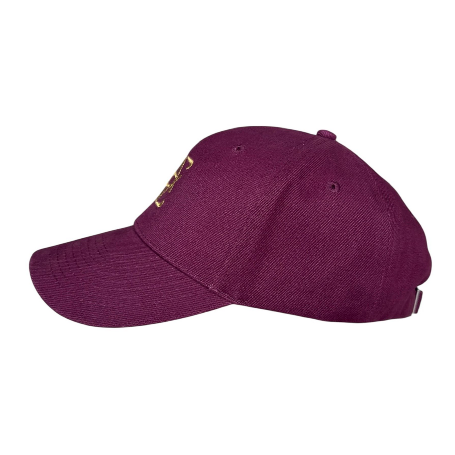 Red burgundy Monogram Cap