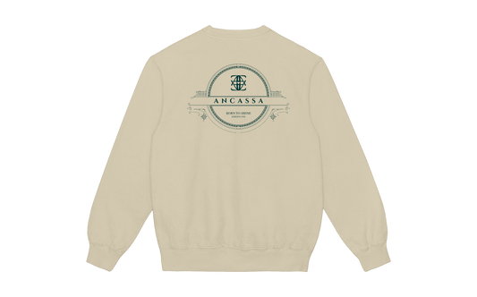 Sweat-shirt ras du cou Edition One - Crème