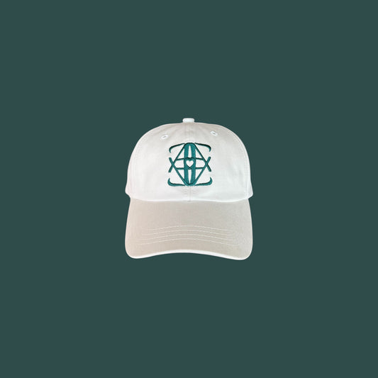 Cream Monogram Cap