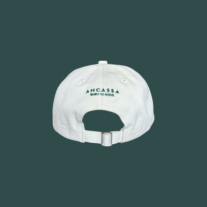 Cream Monogram Cap