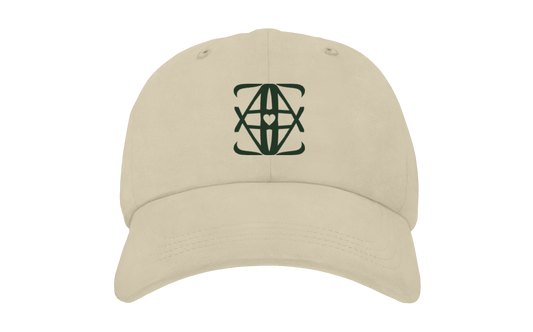 Cream Monogram Cap